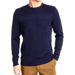Sale: Men’s Navy Crewneck Sweater - Large
